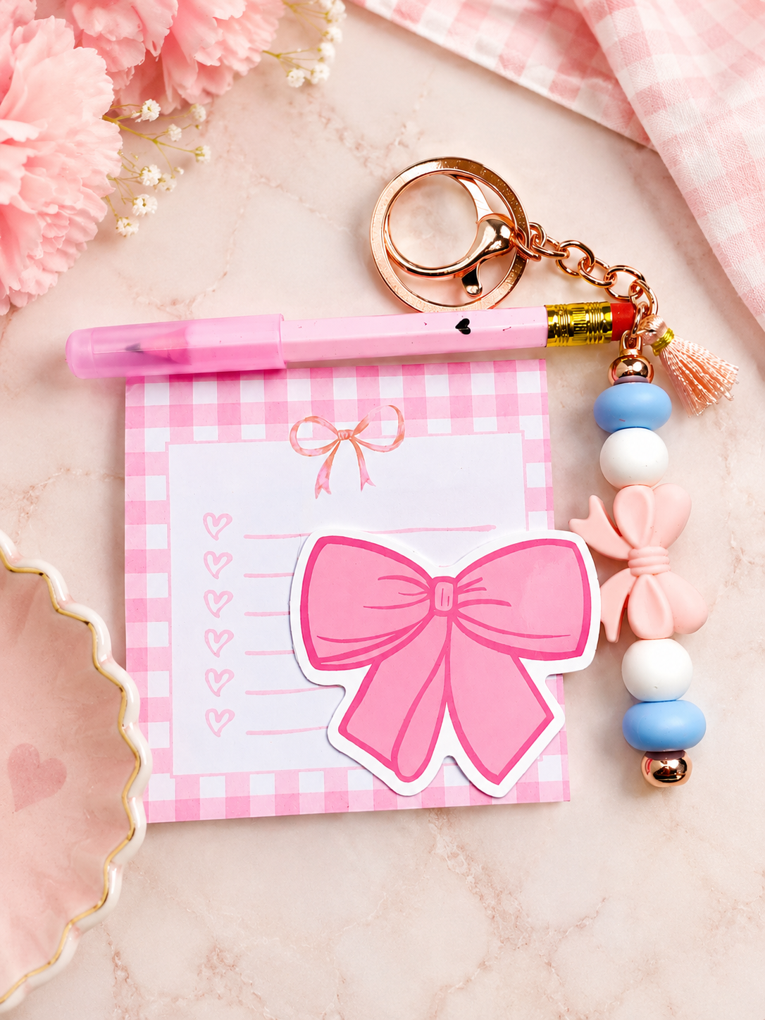 Mini Stationary Gift Set - Pink Bow
