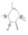GGB Charm Bracelet - I Love Books & Bows
