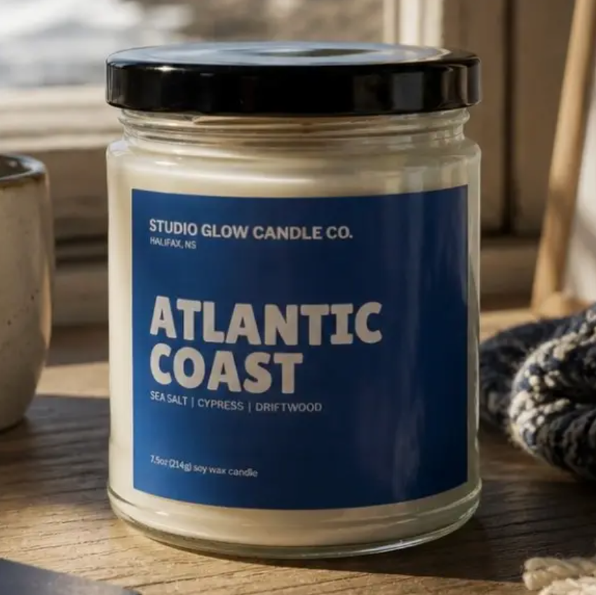 Studio Glow Candle Co. - Soy Wax Candle - Atlantic Coast